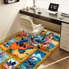 3D Printed Stitch,Lilo & Stitch,Disney Anti-Slip Rug - Machine Washable Office Rug for Living Room, Bedroom, Office