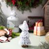 Haobei Cedar Mini Christmas Tree Ornament - Tabletop Christmas Scene Decoration