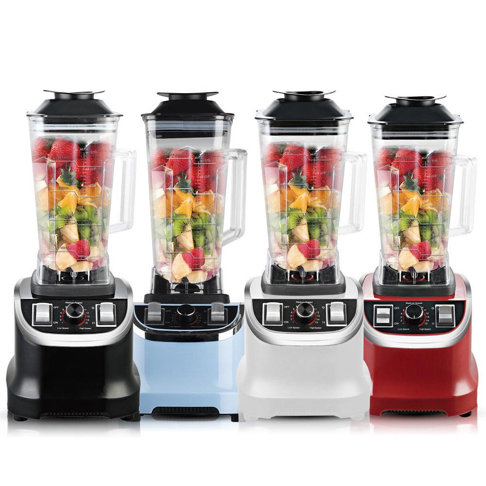 1800W Large Capacity Electric Blender Household Ice Smoothie Processor Kitchen Multifunctional Fruit Juicer