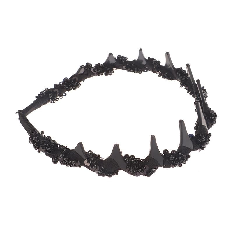 Temperament Handmade Beaded Headband Fashion Versatile Headband Hair Hoop For Women Girls Headwear Hair Accessories