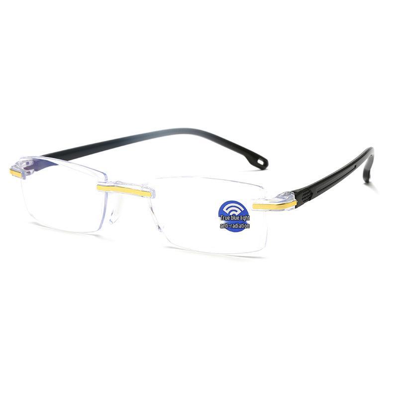 Rimless Anti-Blue Light Reading Glasses for Men & Women - Classic Style