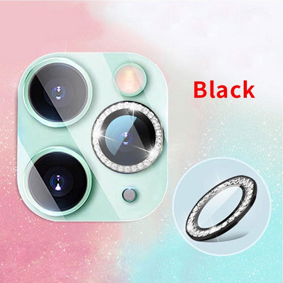 

Для iPhone 11 12 13 14 15 16 Pro Max Bling Diamond Metal Camera Lens Ring Защитная крышка с закаленным стеклом 13 Pro/13 Pro Max