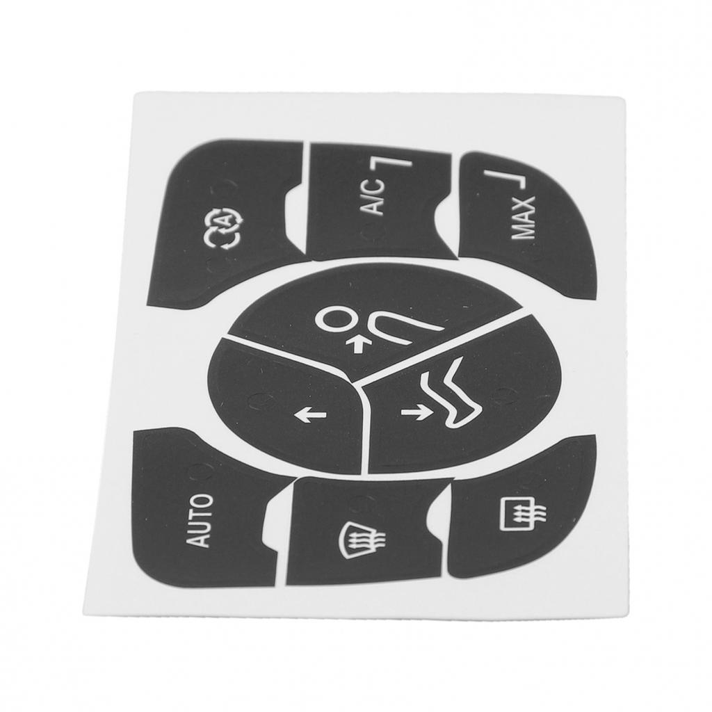 Customizable Fitment Button Repair Stickers for C4 2014 2018 AC Control