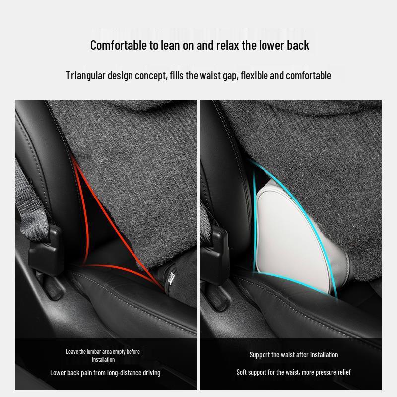Car Driver Lumbar Support Cushion for Waist Protection