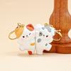 Magnetic Cat Figurine Keychain Capybara Couple Pendants Creative Cartoon Animal Key Ring  Girls