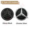 Car Sticker 2025 Hot For Mercedes Benz 3D Mirror Front Grille Emblem For Mercedes Benz A/B/C/E/S/R/ML/SL W176 W246 W205 W212 W20