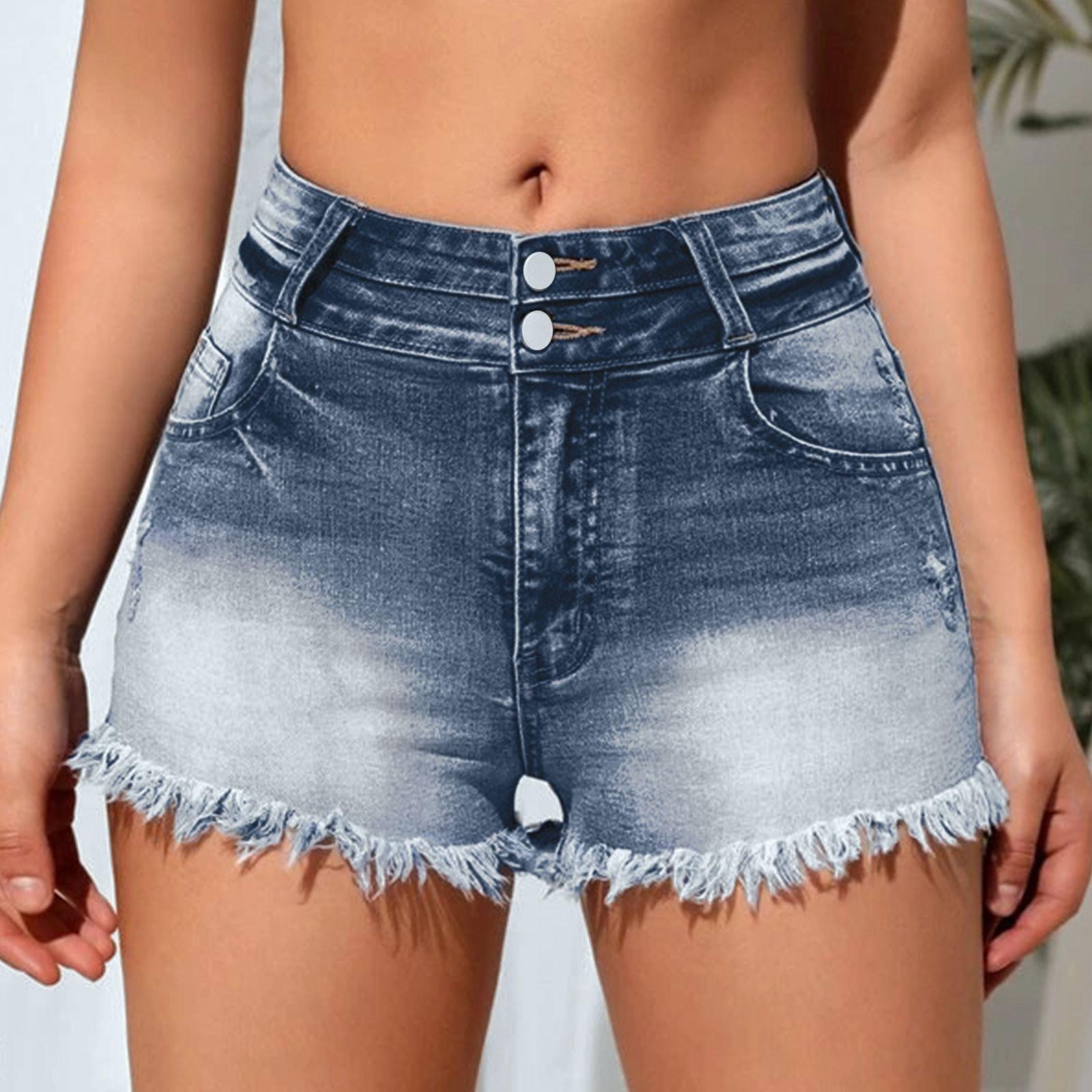 

Шорты, женские джинсы с карманами, джинсовые брюки, женские сексуальные повседневные шорты с дыркой и высокой талией S тёмно-синий