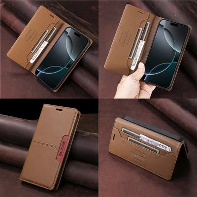 Magnetische Geldbörse Diebstahlschutz Lederhülle Für OPPO Reno14 F Reno 14 14F 13F 13 FS 12 F Reno13 Pro 5G Halter Handy Buch Flip Cover