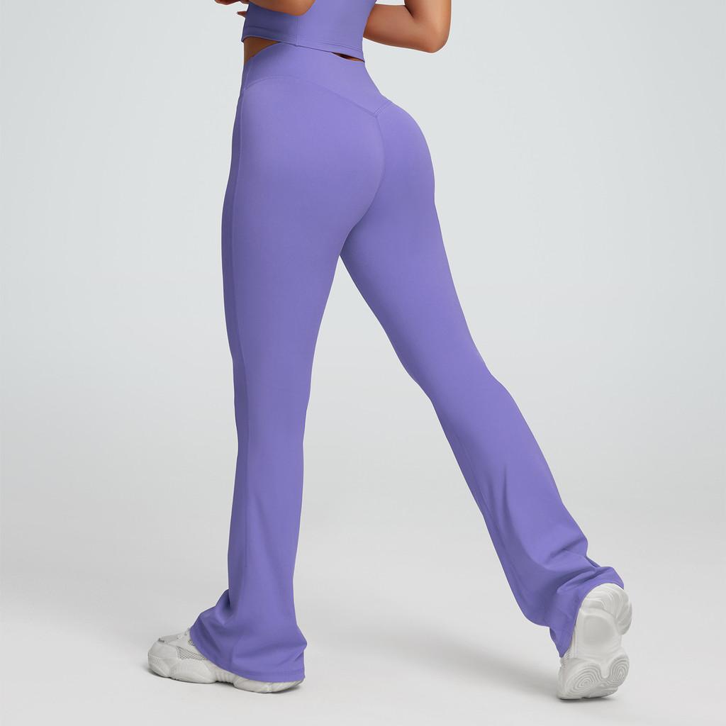 Yoga Pants Women High Waist Flared Leggings With Stretch For Running And Fitness