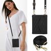 Blocking Card Holder Leather Cover for Samsung Galaxy Z Flip 6 5 4 3 Flip6 Flip5 Flip4 Flip3 5G Crossbody Wallet Phone Case