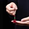 Zisha "Fu" Pendant Necklace for Women – Auspicious Good Luck Stone with Wishing You Fulfillment and Satisfaction.