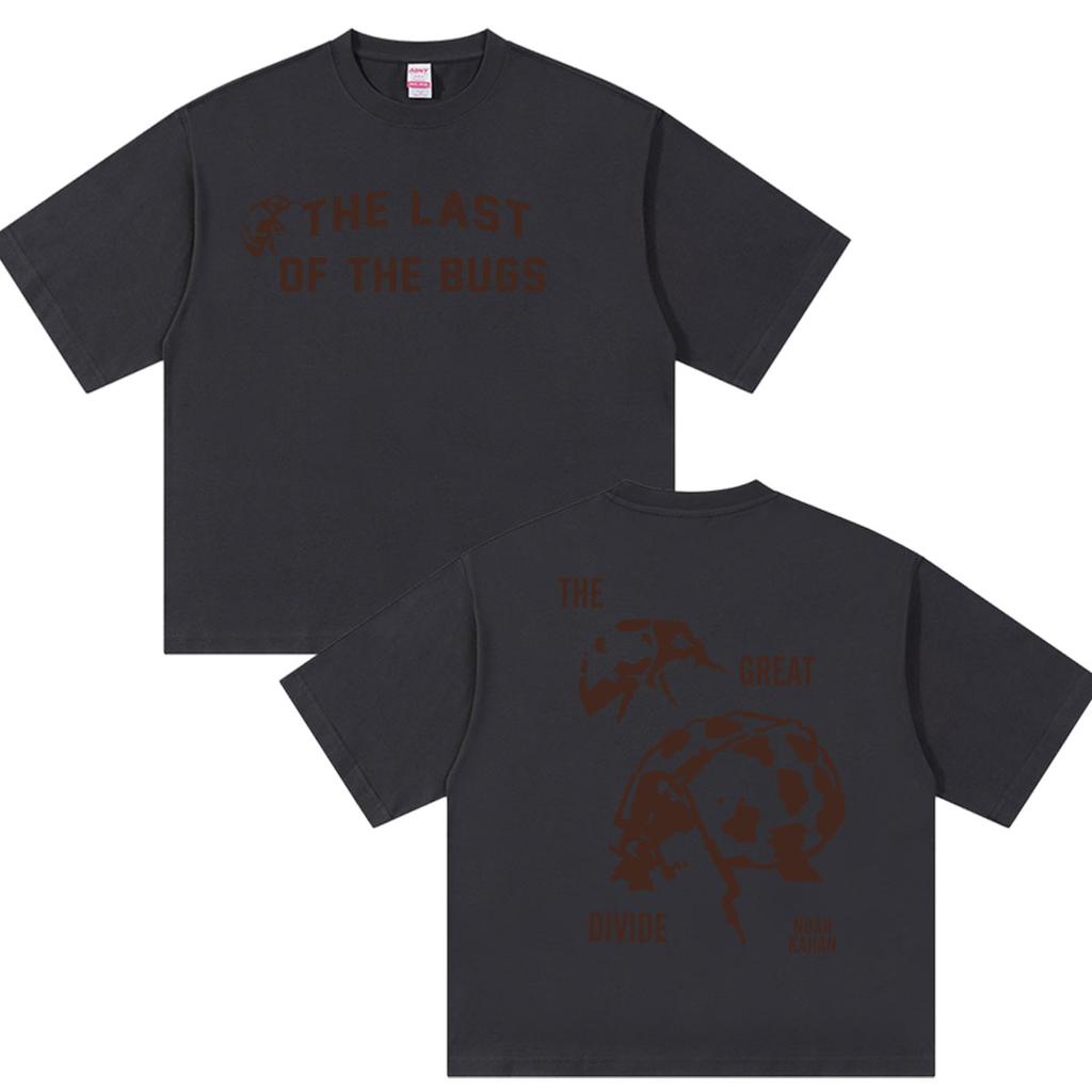 Noah Kahan The Last of The Bugs Tour 2026 Print T Shirt Unisex Women Summer Oversized Cotton Tshirts Y2k Harajuku Clothing Tshirt