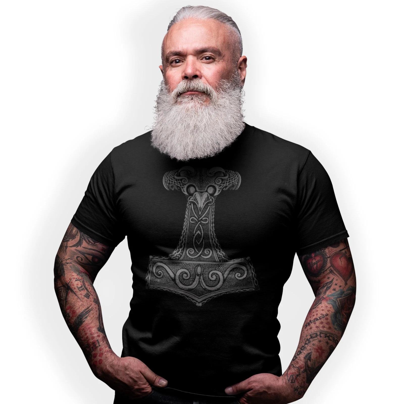 Mjolnir Thor s Hammer Viking Symbol T-Shirt Birthday Gift M