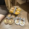 Cute Birkenstock Shoes Bag Head Half Slippers Women's Outer Wear 2025 Autumn New Thick Sole Inner Height Increase Mary Jane Birkenstock Shoes