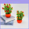 Fake Fruit Tree Desktop Decor With Plastic And Foam For Home Ornaments And Photography Props