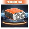 Multifunctional Electric Shaver Blade Double Head Digital Display Rechargeable Shaver Household Car Shaver Men Gift
