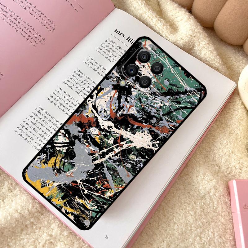 

Чехол для Samsung Galaxy M12 M14 M11 M13 M15 M06 M16 M36 M56 M31 M53 M32 M52 M35 M55 M34 M54 с рисунком Джексона Поллока в свободном стиле Samsung M13 4G