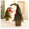 Dense Artificial Foliage Christmas Tree Bent Top Artificial Xmas Tree  Christmas Party