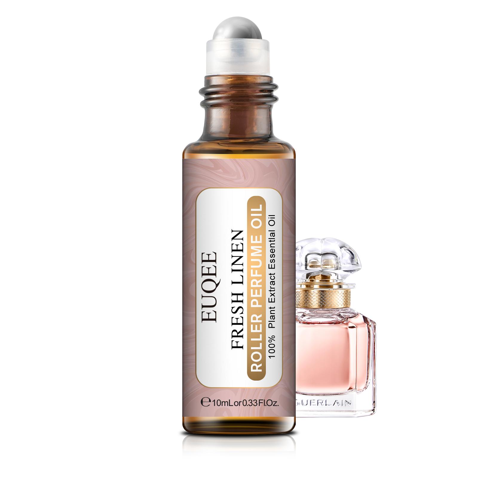 

5 шт. роликовое парфюмерное масло EUQEE для увлажнителя, аромат D-Jadore Angle, фрезия, кокос и ваниль, цветочное эфирное масло для диффузора, духи «сделай сам» 5pcs-Fresh Linen