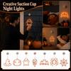 Luce a Ventosa di Halloween per Decorazione Finestra, Lampada Decorativa per Esposizione Festiva Interna