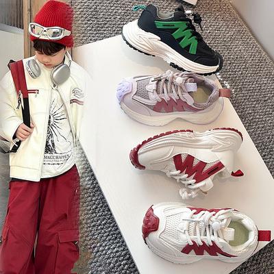 Children's Sneakers2026Spring New Style Boys' Dad Shoes, Casual Girls' Shoes, Casual Sports Shoes