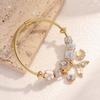 Bracelet Jewelry Diy Gold Stainless Steel Open Bracelet Small Fish Tail Pendant Alloy Accessories Women