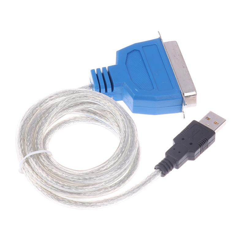 Usb 2.0 Type A To Centronics Parallel 36Pin Port Adapter Ieee 1284 Cb-Cn36 Printer Cable For Computer Laptop Pc Lead Print