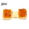 Food Stress Reliever Simulated Squeeze Toy Anxiety Relief Stretchy Rice Cake Triangle Cheese Portable Fake Decompression Tools Kids