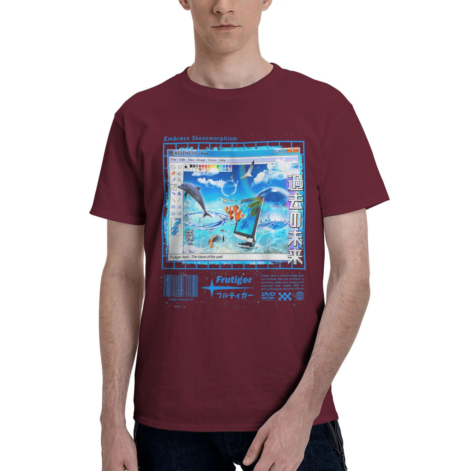 

Футболка Frutiger Aero Fashion Collection Бавовняні Топи Дизайн Спеціальна Вулична Класична Футболка 3XL