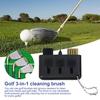 3-In-1 Retractable Golf Club Cleaner Tool Portable Golf Club Brush Golf Cleaning Kit Sharpening Tool for Golf Clubs Balls