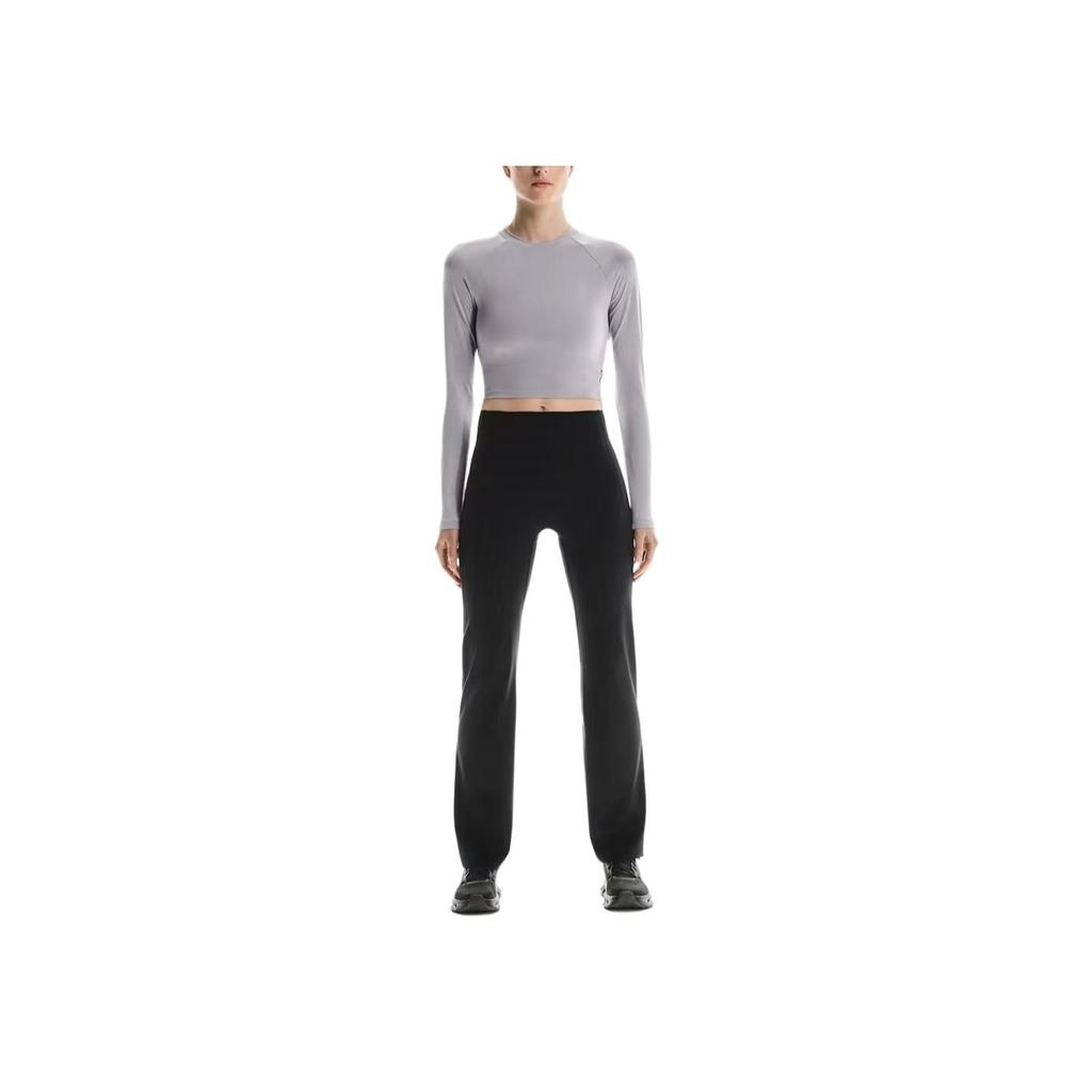 On Studio Lg Sleeve Crop Breathable Sports T-Shirt Women Tops 1WF12430174