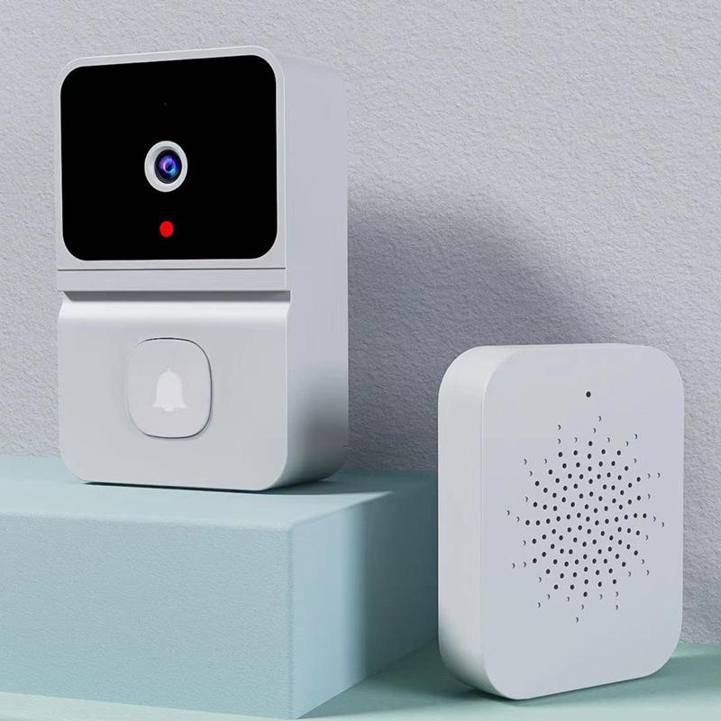 

Беспроводной дверной звонок Wi-Fi наружная HD камера безопасности видео дверной звонок ночного видения домофон изменение голоса для домашнего монитора дверной телефон белый