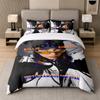 3Pcs Bed Set,Billie Eilish 1 Duvet Cover and 2 Pillowcases, Printed Bedding Decor For Guest Room