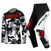 Motocross Gear Set for Kids Youth Jersey Pant Kits Child Green Motorcycle Black 3 4 5 6 7 8 9 10 Year Off-road Suit Blue Orange Enduro Cross Boy Girl