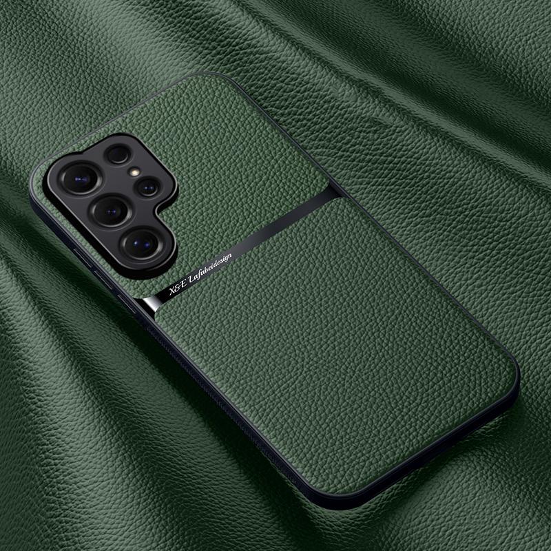 Luxusní Ultra-tenký Kožený Kryt na Telefon Pro Samsung Galaxy S26 S25 S24 S23 S22 S21 Ultra S24 Plus S25FE Nárazuvzdorný Ochranný Obal