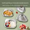 Qianxing 304 Stainless Steel Kids Cartoon Animal Lunch Plate