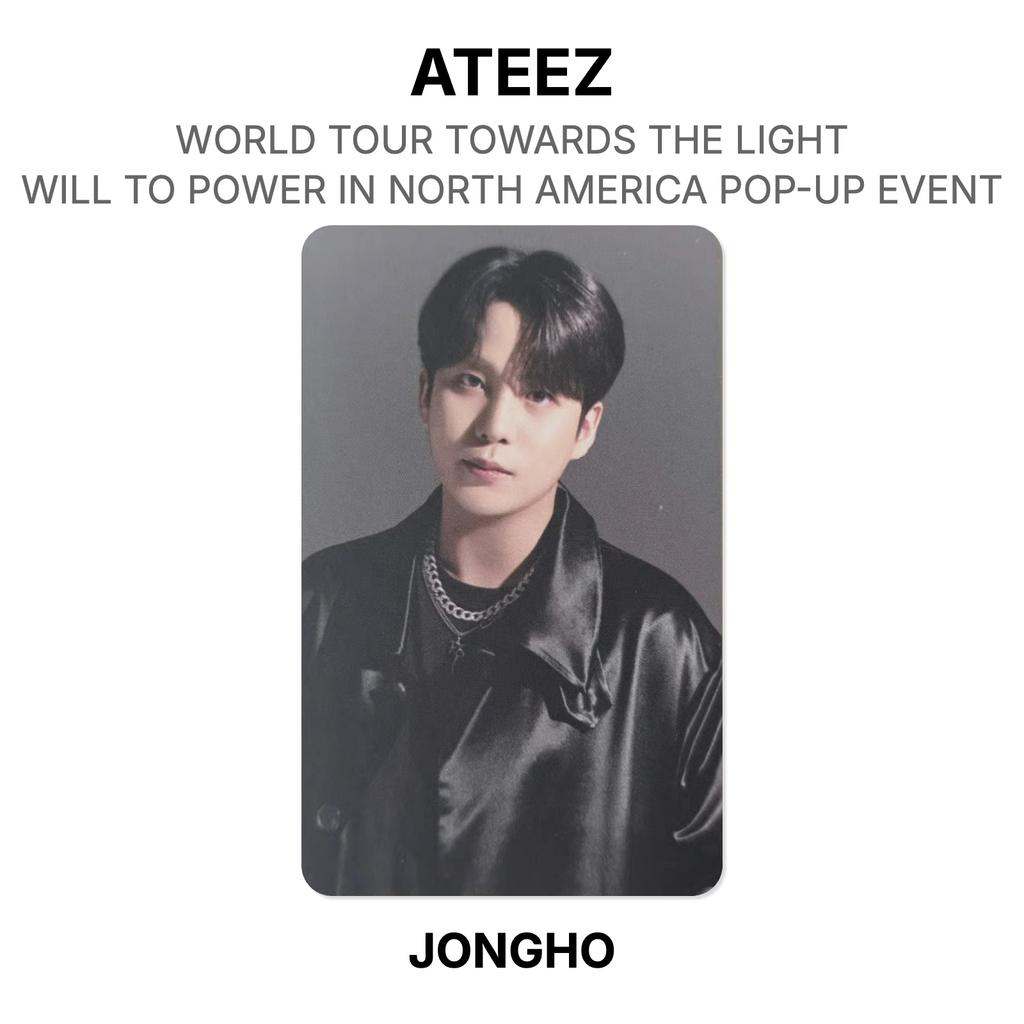 ATEEZ WORLD TOUR TOWARDS THE LIGHT : WILL TO POWER IN NORTH AMERICA POP-UP EVENT Official Photocard