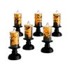Flameless LED Candle Set with Holder for Tabletop Decor
