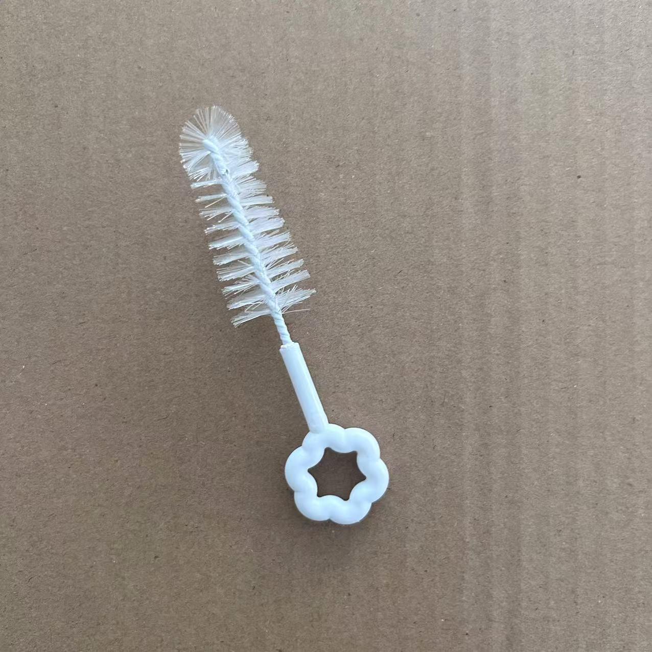 

Nylon Baby Nipple & Bottle Cleaning Brush, Popsicle Mold Brush Bare Package (SKU Real Photo)