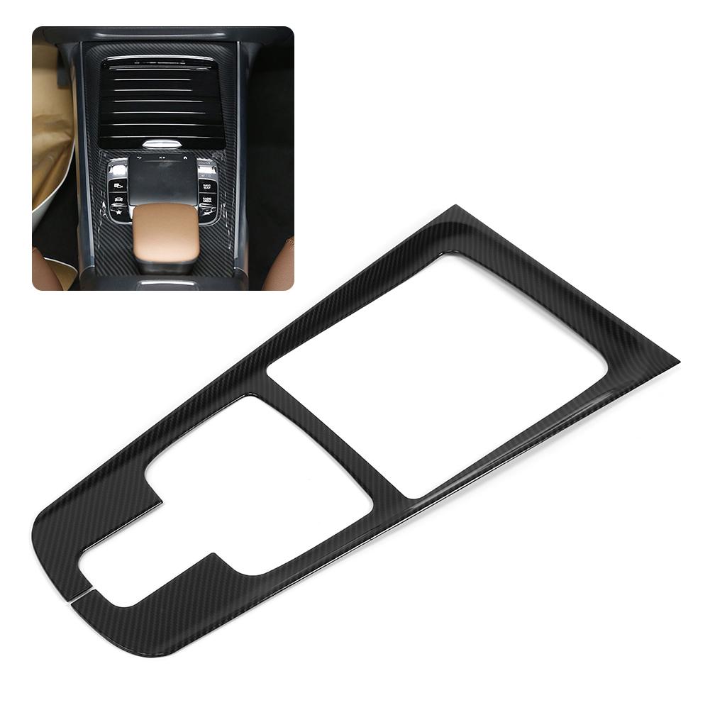 Center Console Decoration Panel Interior Trim Fit for   GLB B Class W247 X247 19-20(Carbon   Texture )