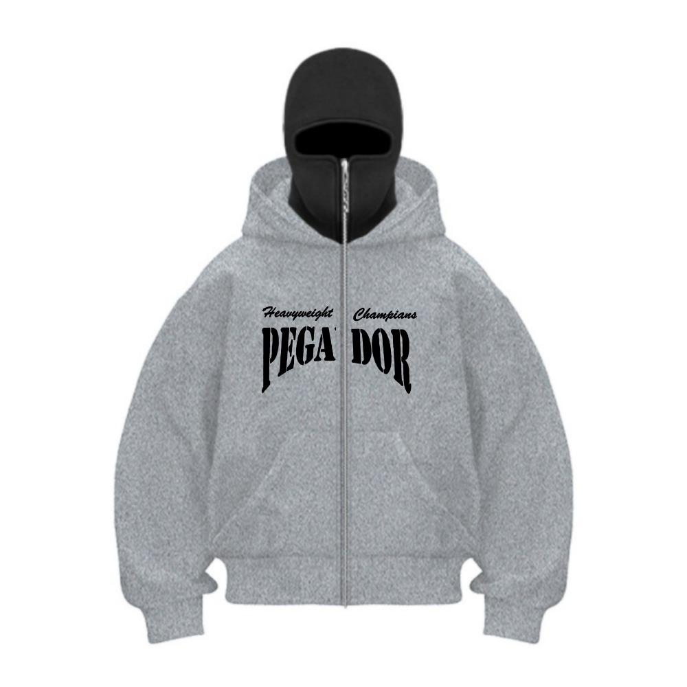 New Men's and Women's Casual Sportswear for Autumn and Winter with Hooded Face Mask Design and Warm Design