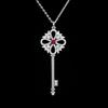 S925 Sterling Silver Light Luxury Key Necklace - Spring/Summer Clavicle Chain
