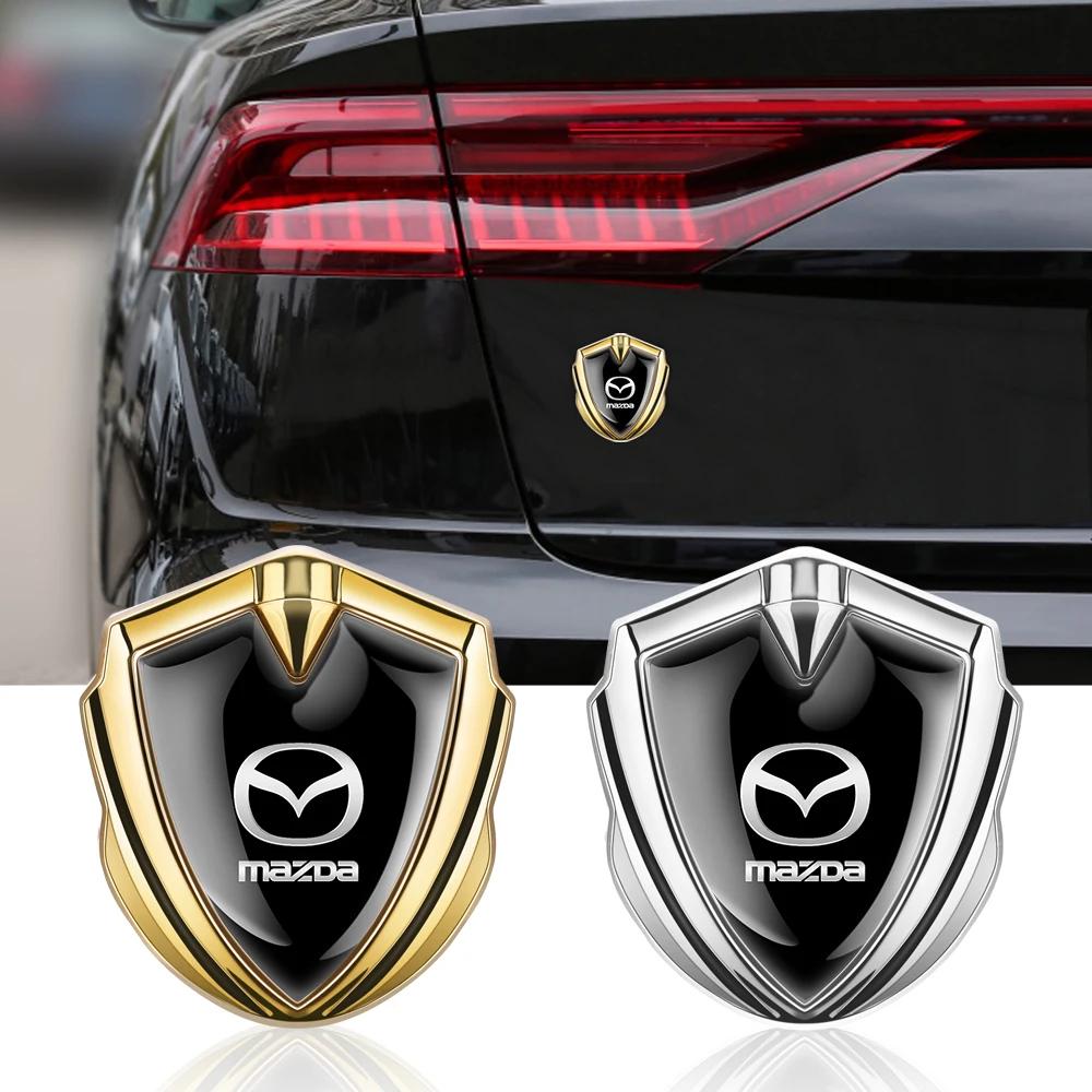 Metal Tailgate Badge Sticker for Mazda CX-5 CX-30 6 3 2 Axela CX-4 CX-9 323 626 MX3 MS Automotive Supplies
