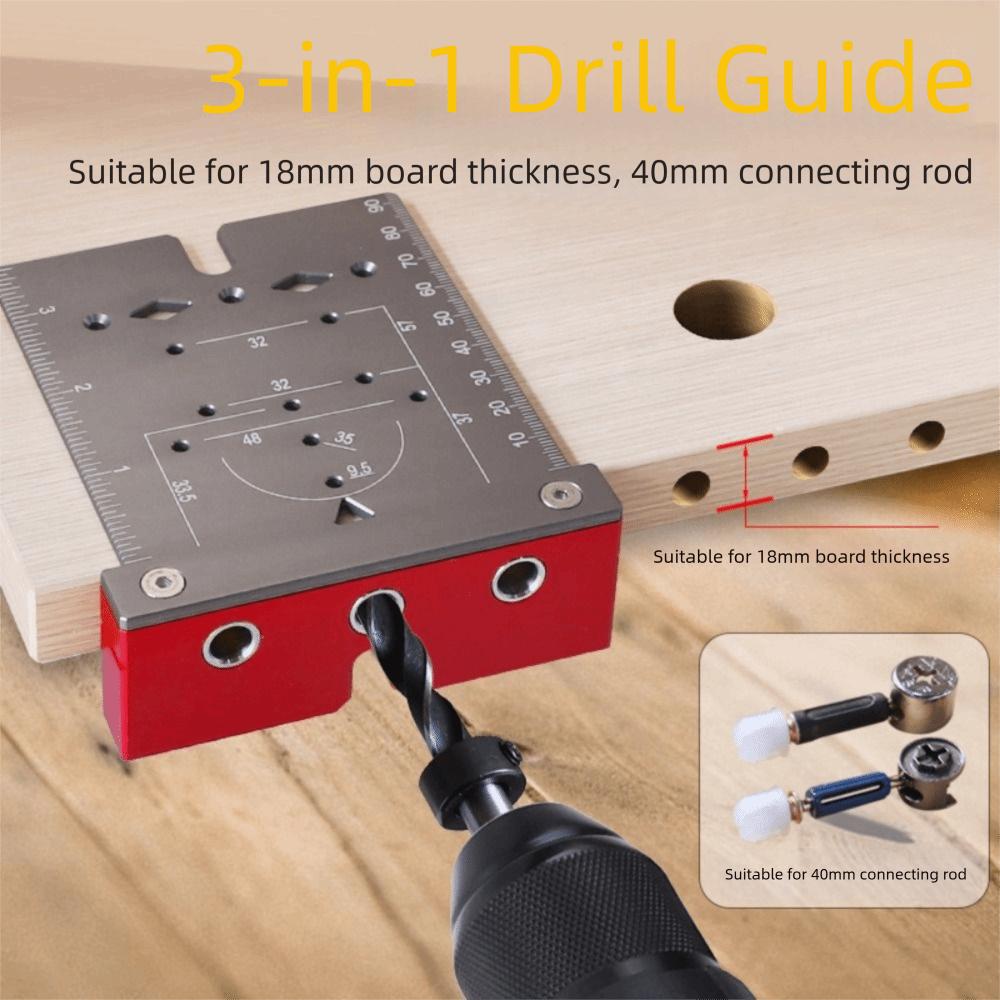Limit Frame Concealed Hinge Hole Template Aluminium Zinc Zinc Alloy Hinge Locator  Cabinet Installation