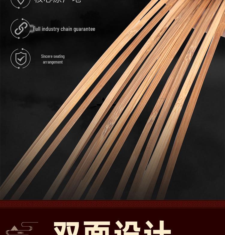 2026 New Style Ice Silk Bamboo Mat - Summer Foldable Dormitory Straw Mat for Single Bed