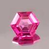 20 Ct Natural Certified Pink Sapphire Hexagon Cut Loose Faceted Gemstone