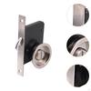 Türschloss Beschläge Knauf Zimmertürriegel Verschleißfest Rund Privatsphäre für Eingang Badezimmer Tor
