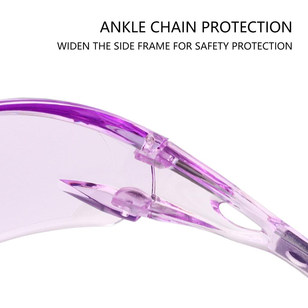 Safety Goggles Windproof PC Lens For Cycling Motorcycle Riding And Lab Work With Scratch Resistant Design for Adult