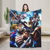 Soulcalibur Blankets Picnic Flannel Throw Blanket For Outdoor Super Warm Quality Bedspread Gift Idea
