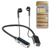 Neckband Wireless Bluetooth Headset with Long Battery Life for Calls, Music, and Travel